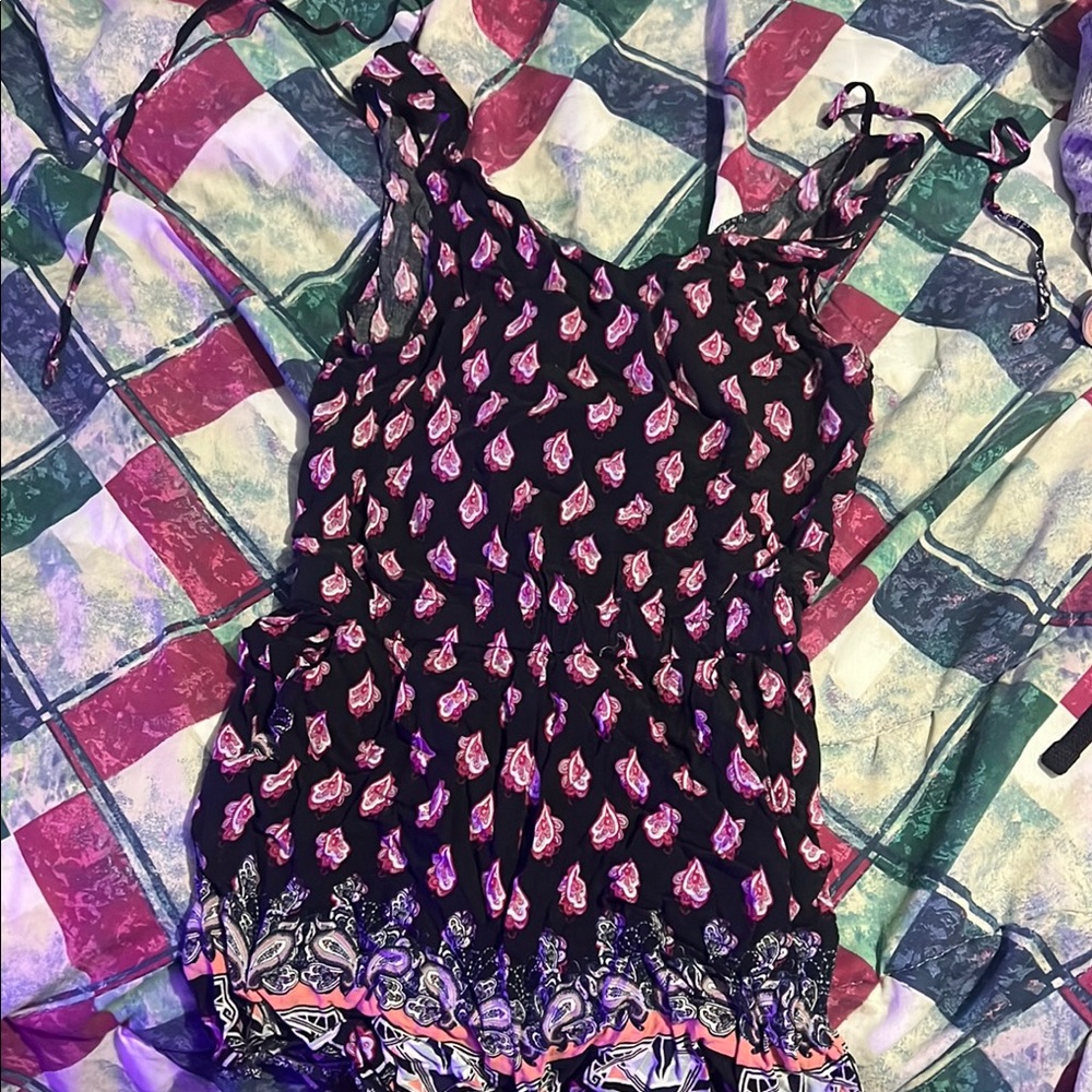 Chic Paisley Print Dress